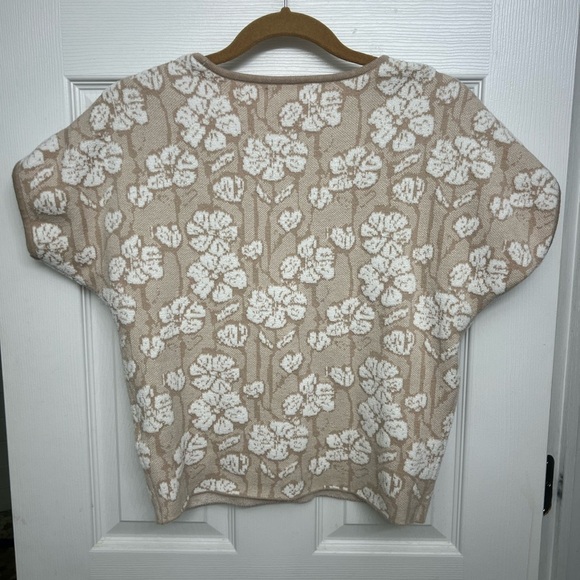 Cynthia Rowley Beige Floral Women's Top - Picture 4 of 4